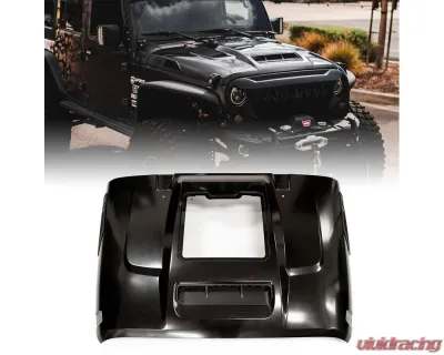 Xprite USA Hood with Functional Heat Extractor | ZR1 Jeep Wrangler JK 2007 - 2018 - JP-0138K-JK