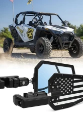 Xprite USA UTV Side Mirrors with Adjustable Bracket USA Flag                                     - SXP-SM-G24-FLAG-V2 - Image 7