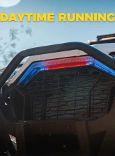 Xprite USA Front Grille Accent Light Polaris RZR Pro XP 2020-2023                                     - SXL-DRL-G1-CLR - Image 2