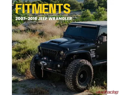 Xprite USA Hood with Functional Heat Extractor | ZR1 Jeep Wrangler JK 2007 - 2018 - JP-0138K-JK