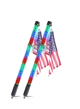 Xprite USA RGB-W Fat Whip Lights 2ft 2pcs                                     - DL-WL42MM-CHASE+W-2FT-BT+RF-2PC - Image 10