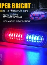 Xprite USA Xprite Replacement Tactical Series LED Marker Strobe Lighthead Red/Blue Mix                                     - 52027M-RB-1PC - Image 4