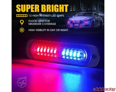 Xprite USA Xprite Replacement Tactical Series LED Marker Strobe Lighthead Red/Blue Mix - 52027M-RB-1PC