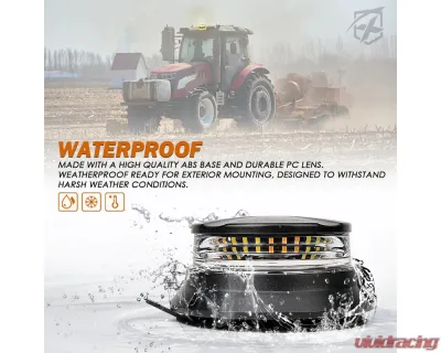 Xprite USA 24W Mini Beacon Strobe Light | Axis Series Blue - SL-BCN-G5-B