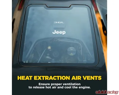 Xprite USA Hood with Functional Heat Extractor | ZR1 Jeep Wrangler JK 2007 - 2018 - JP-0138K-JK