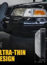 Xprite USA Flush Mount Side Marker Emergency Strobe Light Amber - Set of 10 | Alert 12 Series                                     - 52026S-12-Y-10PC - Image 4