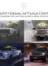 Xprite USA 18" Rooftop Mini Light Bar with Magnetic Mount                                     - SL-L47M-17IN-G2-WY - Image 4