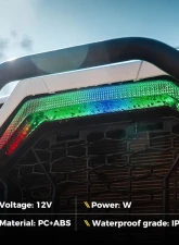 Xprite USA Front Grille Accent Light Polaris RZR Pro XP 2020-2023                                     - SXL-DRL-G1-CLR - Image 5
