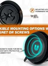 Xprite USA 24W Mini Beacon Strobe Light | Axis Series Blue                                     - SL-BCN-G5-B - Image 3