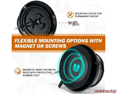 Xprite USA 24W Mini Beacon Strobe Light | Axis Series Blue - SL-BCN-G5-B