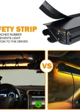 Xprite USA Windshield Dash Strobe Light with Suction Cups White                                     - WSL-G2-16IN-W - Image 3