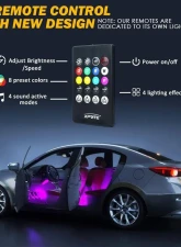 Xprite USA RGB LED Interior Lights Strip - Powered by USB                                     - DL-IL-G7 - Image 5
