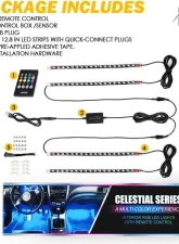 Xprite USA RGB LED Interior Lights Strip - Powered by USB                                     - DL-IL-G7 - Image 7