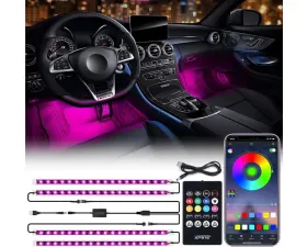 Xprite USA RGB LED Interior Lights Strip - Powered by USB