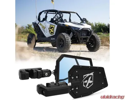 Xprite USA UTV Side Mirrors with Adjustable Bracket Xprite Logo - SXP-SM-G24-K