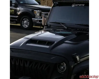 Xprite USA Hood with Functional Heat Extractor | ZR1 Jeep Wrangler JK 2007 - 2018 - JP-0138K-JK