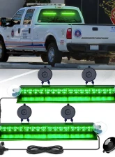 Xprite USA Windshield Dash Strobe Lights Green                                     - WSL-G3-16IN-G - Image 6