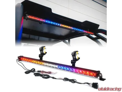 Xprite USA 32" Slim LED Rear Chase Light Bar | SL Series Red/Amber/White/Blue/Red - UTV-RSL-G14-RYWBR