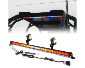 Xprite USA 32" Slim LED Rear Chase Light Bar | SL Series Red/Amber/White/Amber/Red