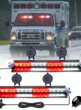 Xprite USA Windshield Dash Strobe Lights White/Red                                     - WSL-G3-16IN-WR - Image 5