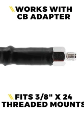Xprite USA CB Radio Antenna with RGB Whip Light 4FT                                     - XP-DL-CB-ANT-G3-CHASE - Image 4