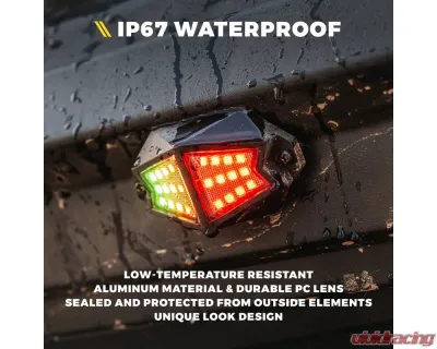 Xprite USA Multi-Color LED RGB-W Rock Lights 6pcs - DL-RL-G8-6PC
