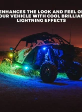 Xprite USA Multi-Color LED RGB-W Rock Lights 6pcs                                     - DL-RL-G8-6PC - Image 2