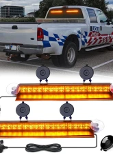 Xprite USA Windshield Dash Strobe Lights Amber                                     - WSL-G3-16IN-Y - Image 5