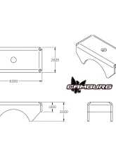 Camburg 3.0" OD Tube Leaf Spring Axle Perches                                     - CAM-020051 - Image 2