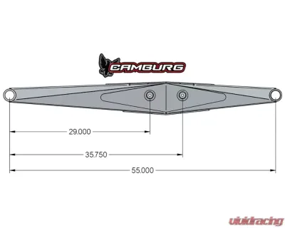 Camburg 55" Race Series Lower Links (Pair) - CAM-020081