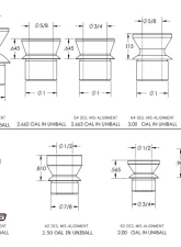 Camburg 1" x 3/4" Hi-misalignment Spacers (Pair)                                     - CAM-040030 - Image 2