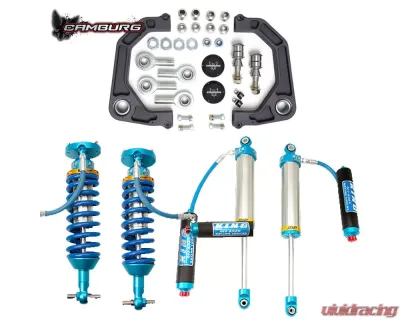 Camburg Billet UCA King 3.0 IBP Kit w/ Adjusters Chevrolet | GMC 1500 2019-2024 - CAM-210080-K