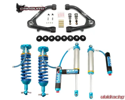 Camburg Billet UCA King 3.0 IBP Kit w/ Adjusters Chevrolet | GMC 1500 2019-2024 - CAM-210080-K