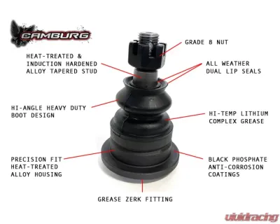 Camburg Performance X-Joint Upper Arms Toyota Tacoma Pre/4wd 2005-2022 - CAM-310078