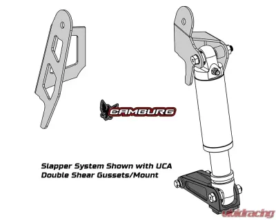 Camburg 2.5 Front Slapper Bump Stop Kit w/ UCA Gussets & King 2.5 Bumps Toyota Tacoma 2005-2022 - CAM-310172-2