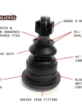 Camburg UCA Replacement X-Joint (Pair) Toyota Tundra | 4Runner | FJ 2003-2024                                     - CAM-950153-SET - Image 2