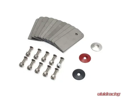 Camburg 10 Pack Silver Fender Washer with Aluminum Washer, Bolt, Body Clip, 1/8inch Tab - CAM-040075