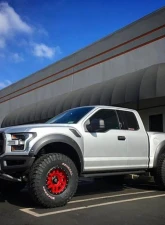 Camburg Engineering Red Camburg Series Coil Spring Spacer Kit Ford F-150 | Raptor 2017-2020                                     - CAM-110138-RED - Image 2