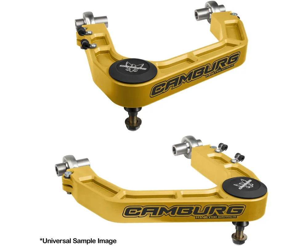 Camburg Engineering Gold Kinetik Series Suspension Control Arm Kit Chevrolet Silverado 1500 | GMC Sierra 1500 2019-2024 - CAM-210099-GLD