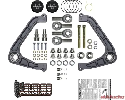 Camburg Engineering Gray Kinetik Series Suspension Control Arm Kit Chevrolet Silverado 1500 | GMC Sierra 1500 2019-2024 - CAM-210099-GRY