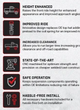 Camburg Engineering Coil Spring Spacer Kit Toyota Tundra 2022-2024                                     - CAM-310203 - Image 8