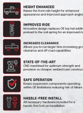 Camburg Engineering Coil Spring Spacer Kit Toyota 4Runner | Tacoma 2003-2024                                     - CAM-310205 - Image 8