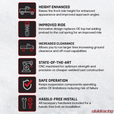 Camburg Engineering Coil Spring Spacer Kit Toyota 4Runner | Tacoma 2003-2024 - CAM-310205