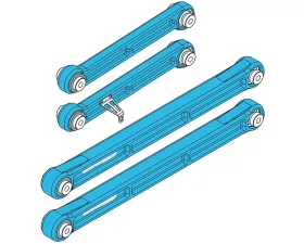 Camburg Engineering Blue Kinetik Series Suspension Trailing Arm Kit Toyota Tundra | Sequoia 2022-2024