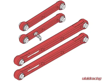 Camburg Engineering Red Kinetik Series Suspension Trailing Arm Kit Toyota Tundra | Sequoia 2022-2024 - CAM-320029-RED