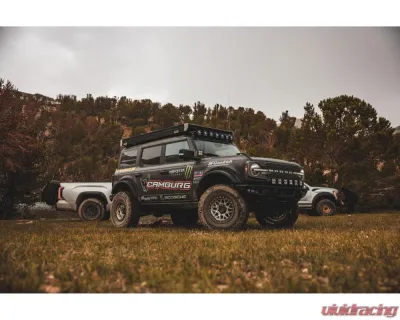 Camburg Trail Series Long Travel Kit w/ Axles (Billet XJ UCA) Ford Bronco 2021-2025 - CAM-110243-KX-RED