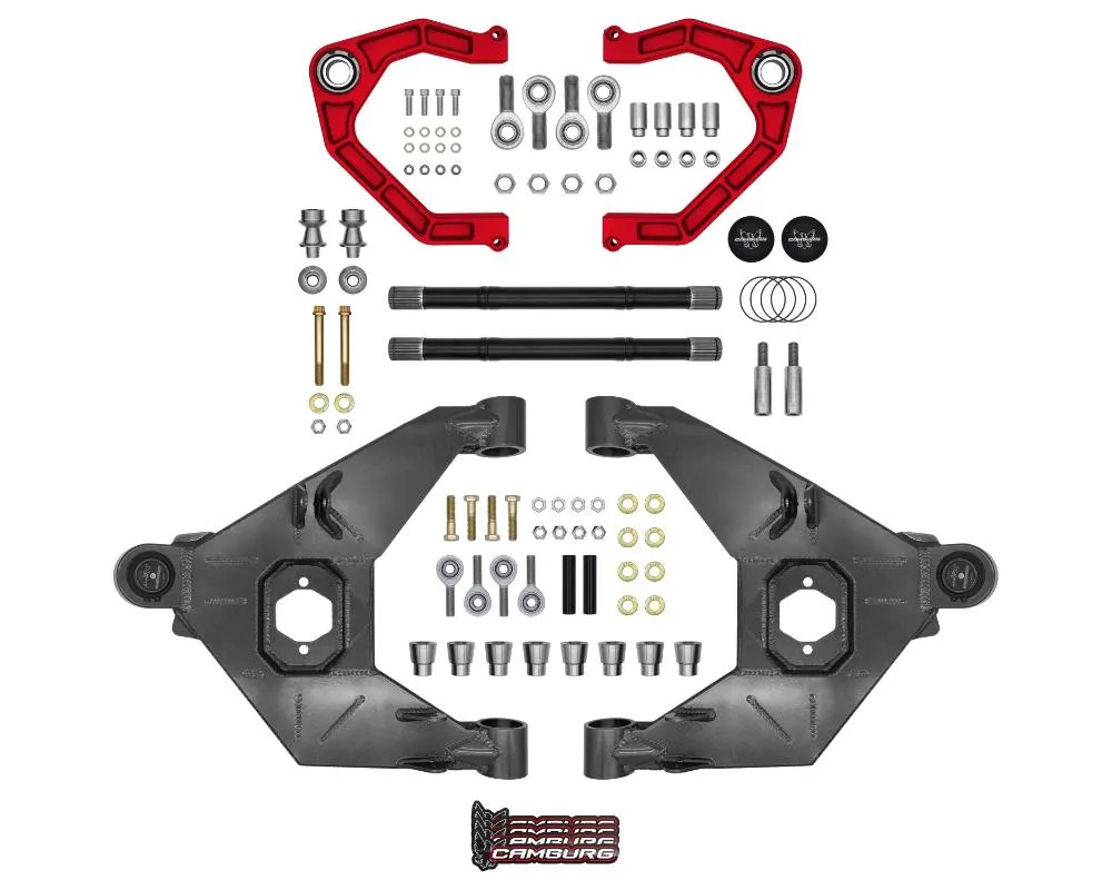 Camburg Trail Series Long Travel Kit w/ Axles Ford Bronco 2021-2025 - CAM-110243-K-RED