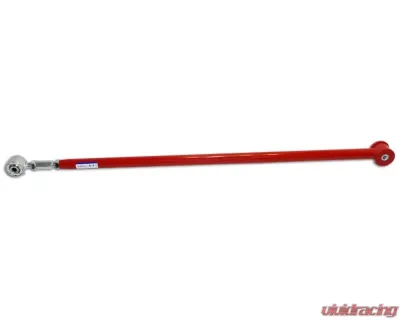 Spohn Bright Red 4130N Chrome Moly Tubular Adjustable Panhard Bar w/ Del-Sphere Pivot Joint/Poly Combo GM F-Body Chevrolet | Pontiac 1982-2002 - 107-4130R