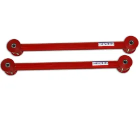 Spohn Bright Red 4130N Chrome Moly Tubular Rear Lower Control Arms w/ Polyurethane Bushings GM F-Body Chevrolet | Pontiac 1982-2002