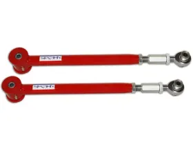 Spohn Bright Red 4130N Chrome Moly Tubular Adjustable Rear Lower Control Arms w/ Spherical/Poly Combo GM F-Body Chevrolet | Pontiac 1982-2002